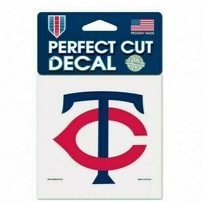 Minnesota Twins 4" x 4" Perfect Cut Color Decal