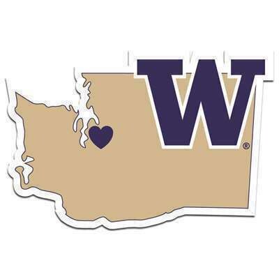 Washington Huskies 5" x 5" Home State Decal
