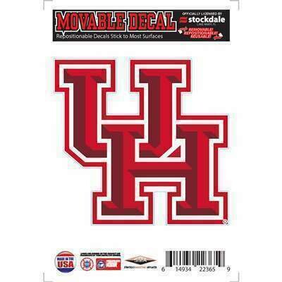 Houston Cougars 3" x 2.75" Repositionable Vinyl Decal