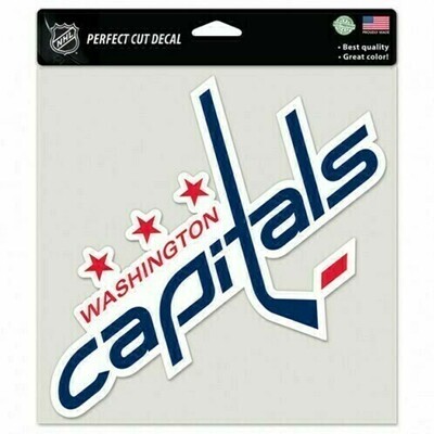 Washington Capitals 8 Washington Capitals 8" x 8" Perfect Cut Color Decal