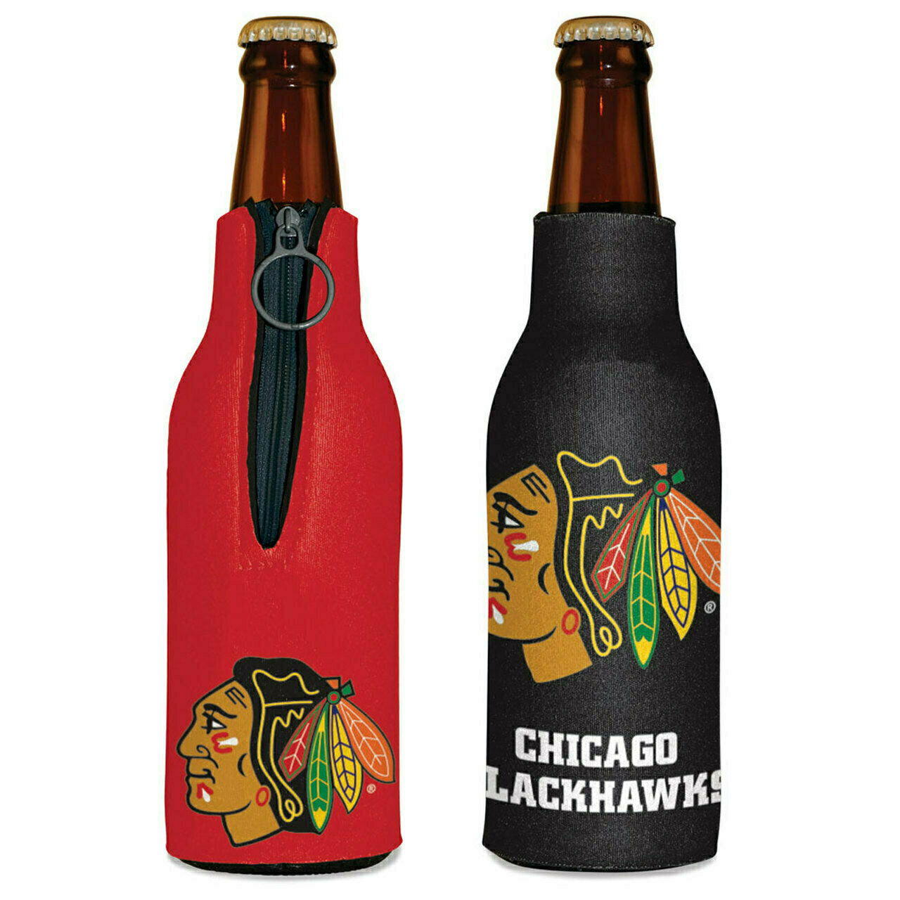 Chicago Blackhawks 12 Ounce Bottle Cooler