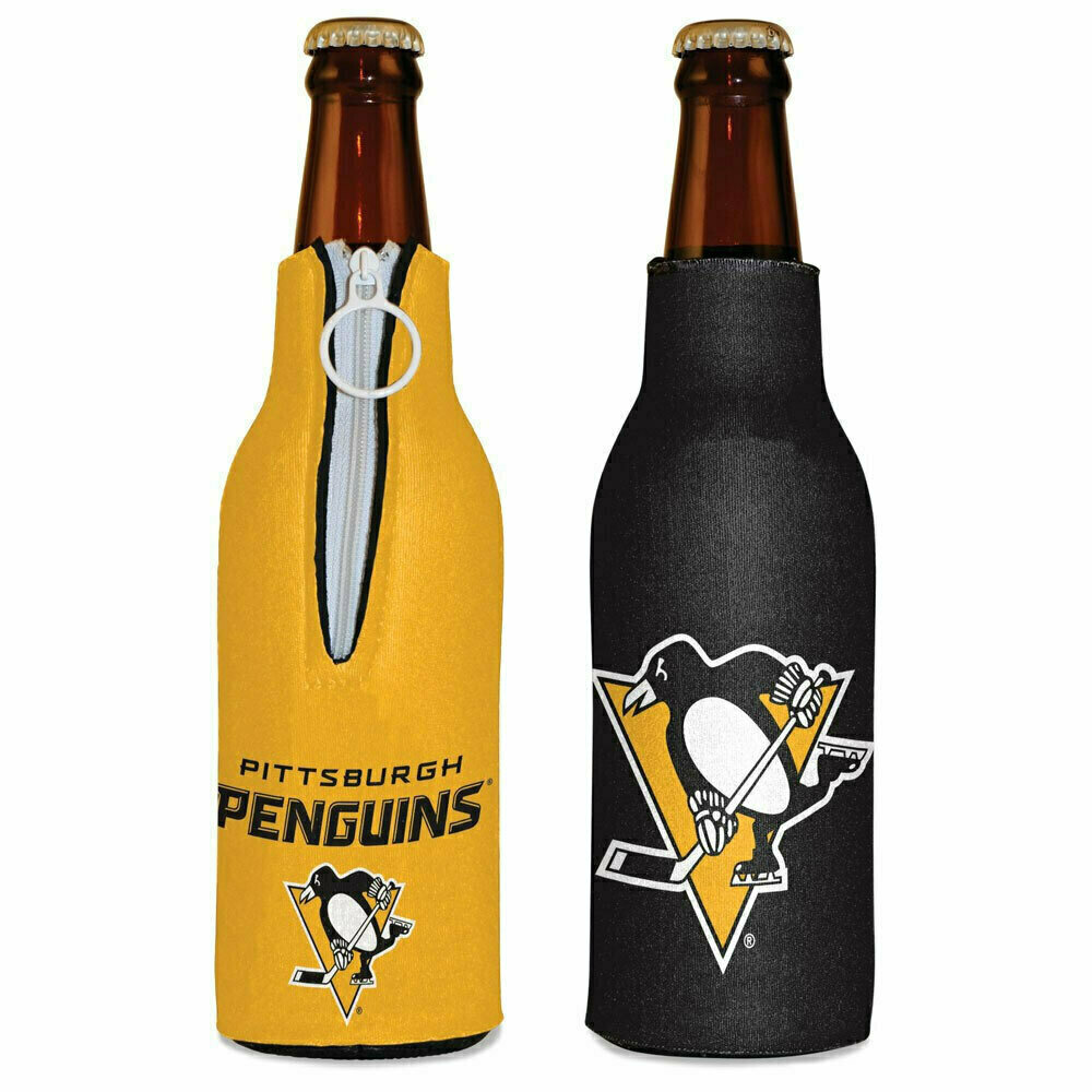 Pittsburgh Penguins Hockey 12 Ounce Bottle Cooler