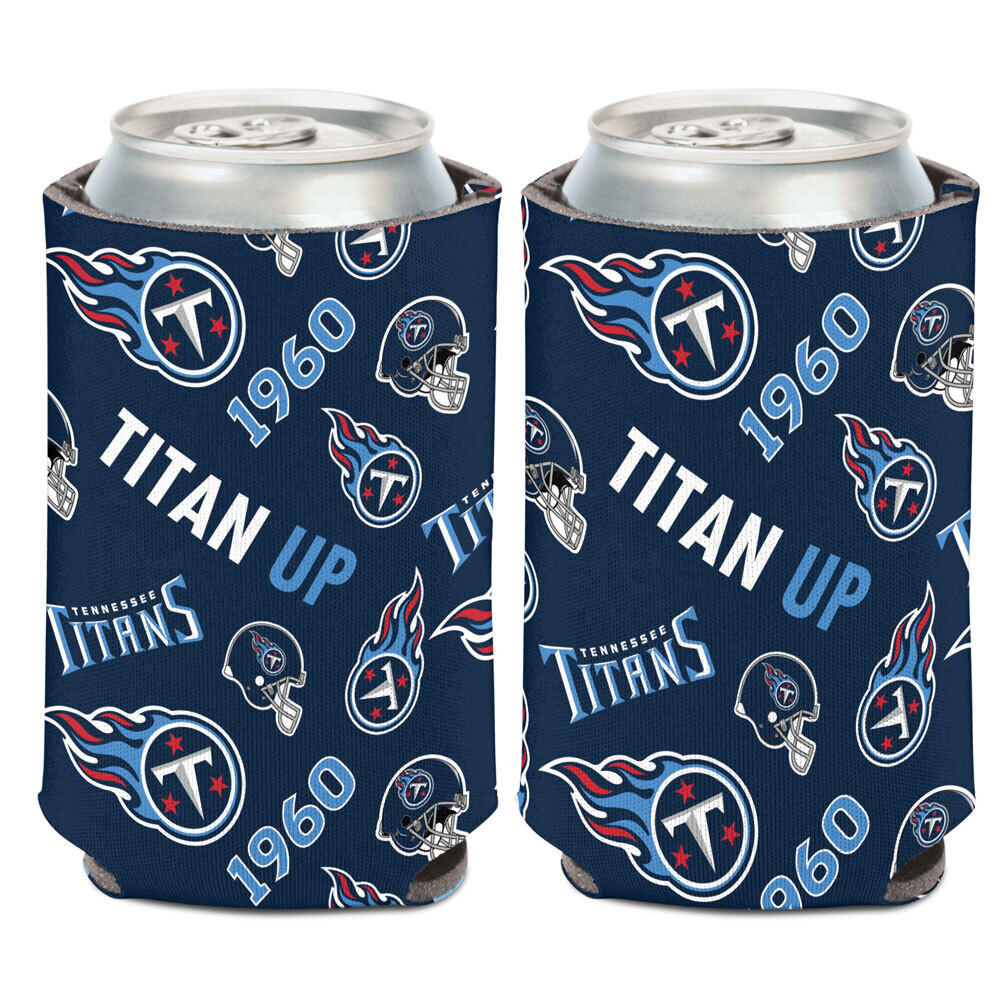 Tennessee Titans "Titan Up" 12 Ounce Can Cooler Koozie