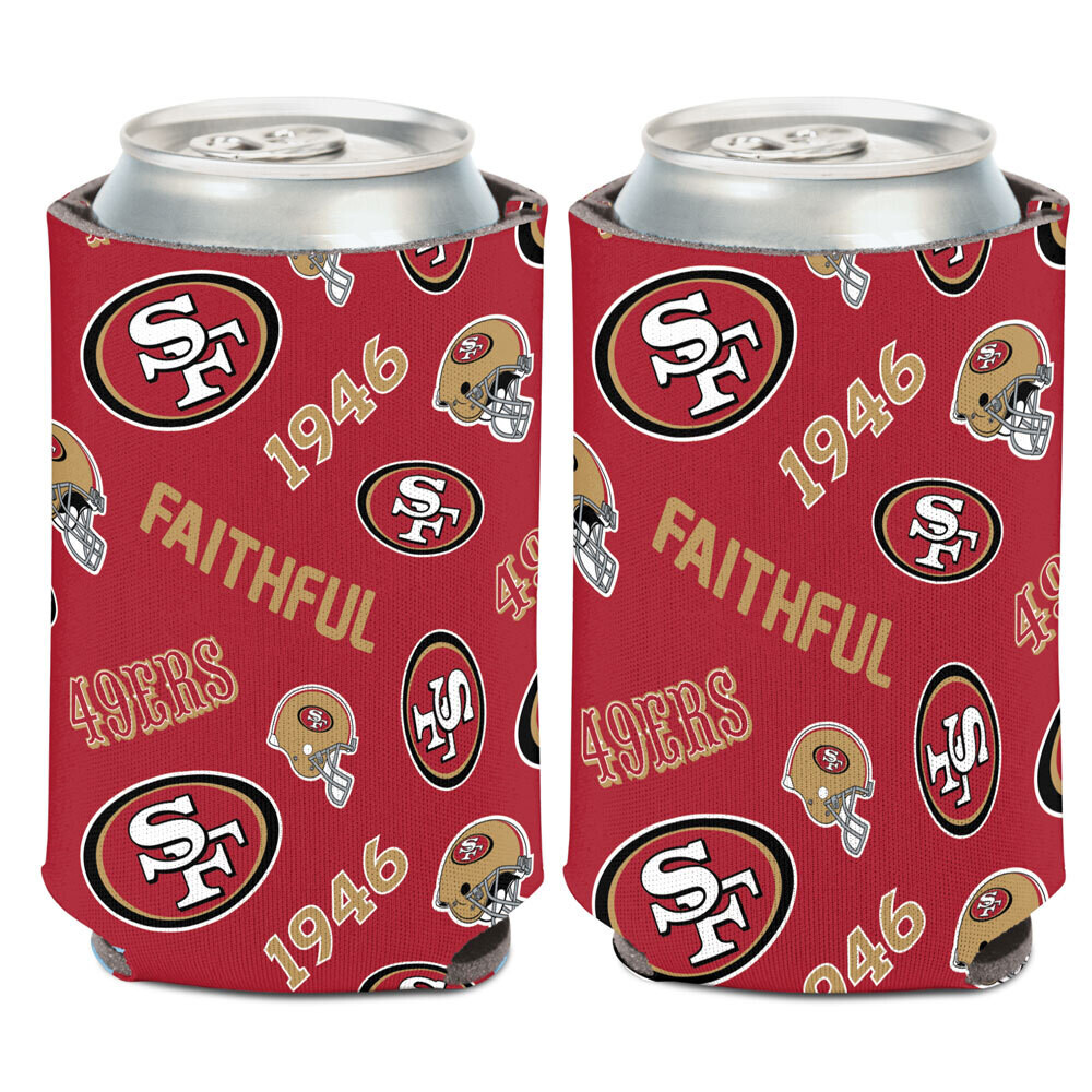 San Francisco 49ers Faithful 12 Ounce Can Cooler Koozie