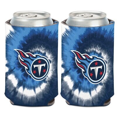 Tennessee Titans Tie Dye 12 Ounce Can Cooler Koozie