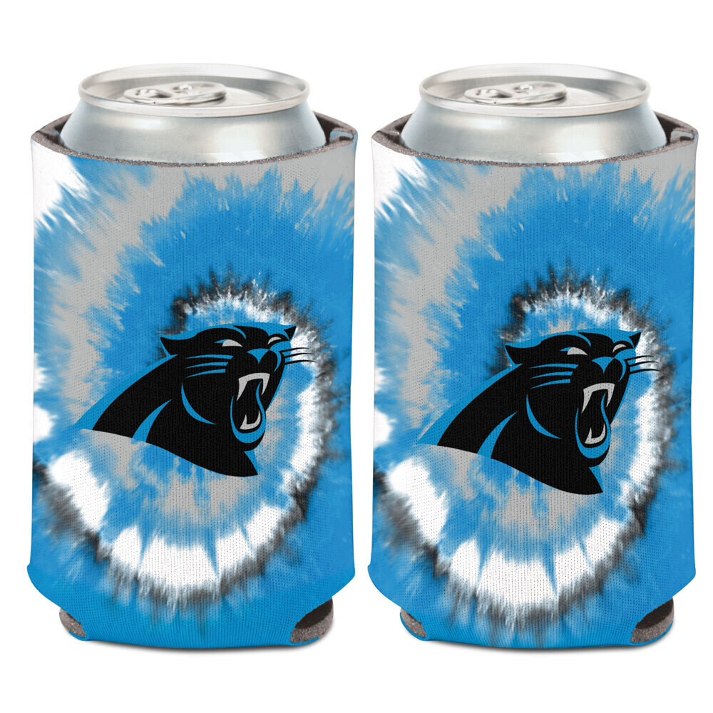Carolina Panthers Tie Dye 12 Ounce Can Cooler Koozie