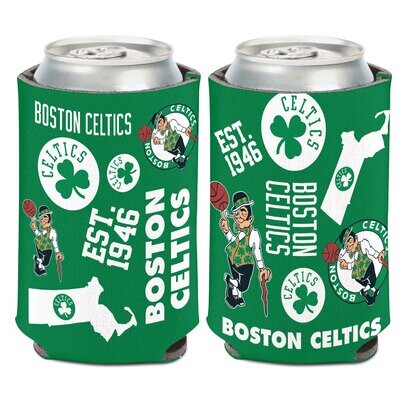 Boston Celtics Established 12 Ounce Can Cooler Koozie