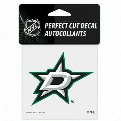 Dallas Stars 4" x 4" Perfect Cut Color Decal