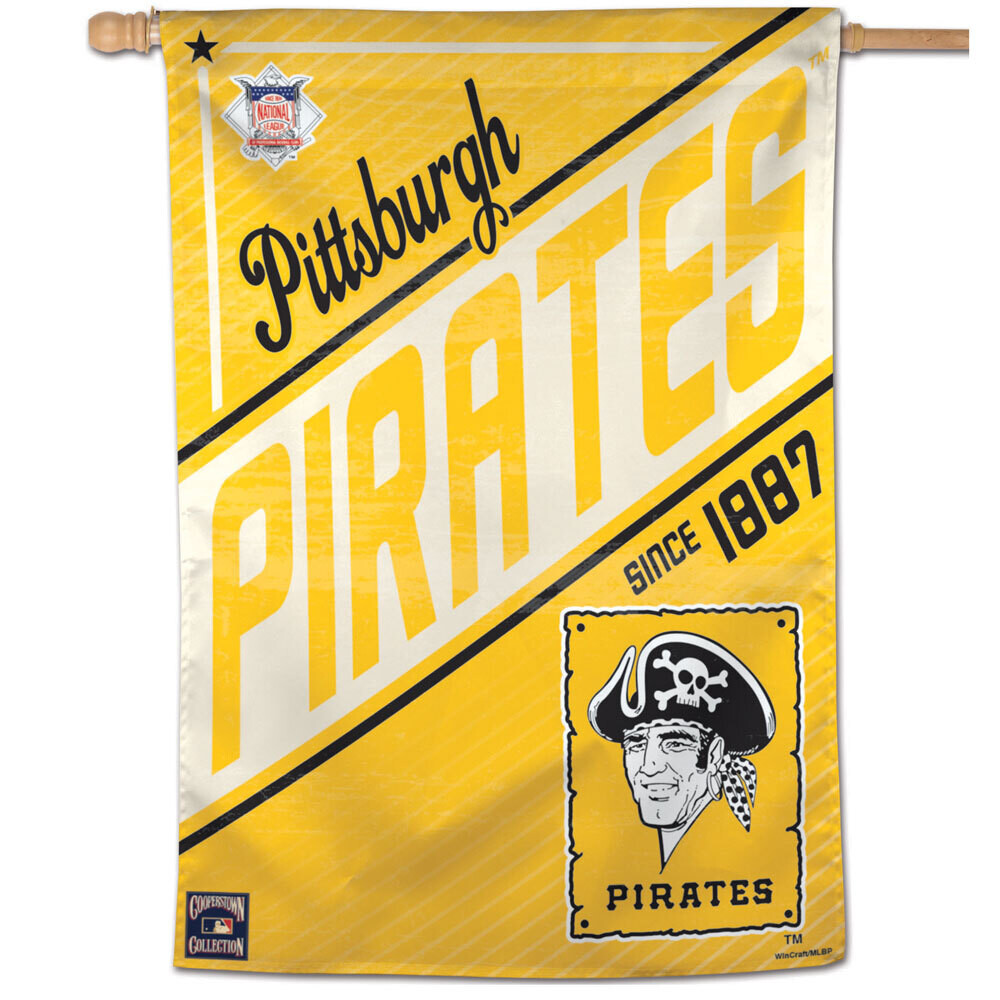 Pittsburgh Pirates Retro 28" x 40" Vertical Flag