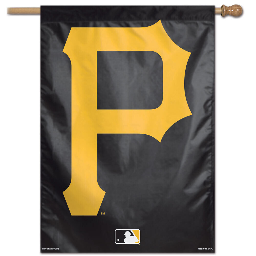 Pittsburgh Pirates Logo 28" x 40" Vertical Flag