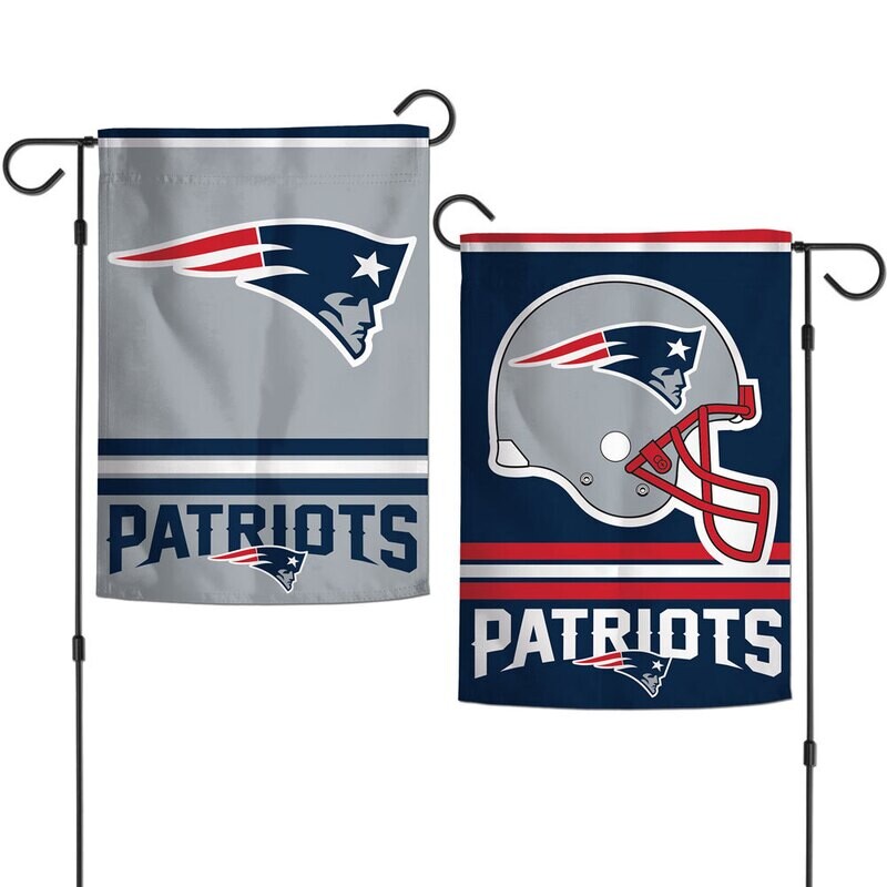 New England Patriots 12.5" x 18" Premium 2-Sided Garden Flag