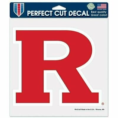 Rutgers Scarlet Knights 8" x 8" Perfect Cut Color Decal