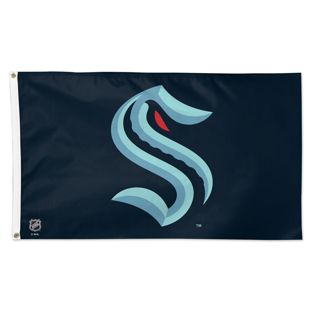 Seattle Kraken 3' x 5' Deluxe Flag