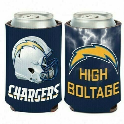 Los Angeles Chargers High Voltage 12 Ounce Can Cooler Koozie