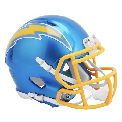 Los Angeles Chargers Riddell Flash Alternate Revolution Speed Mini Football Helmet