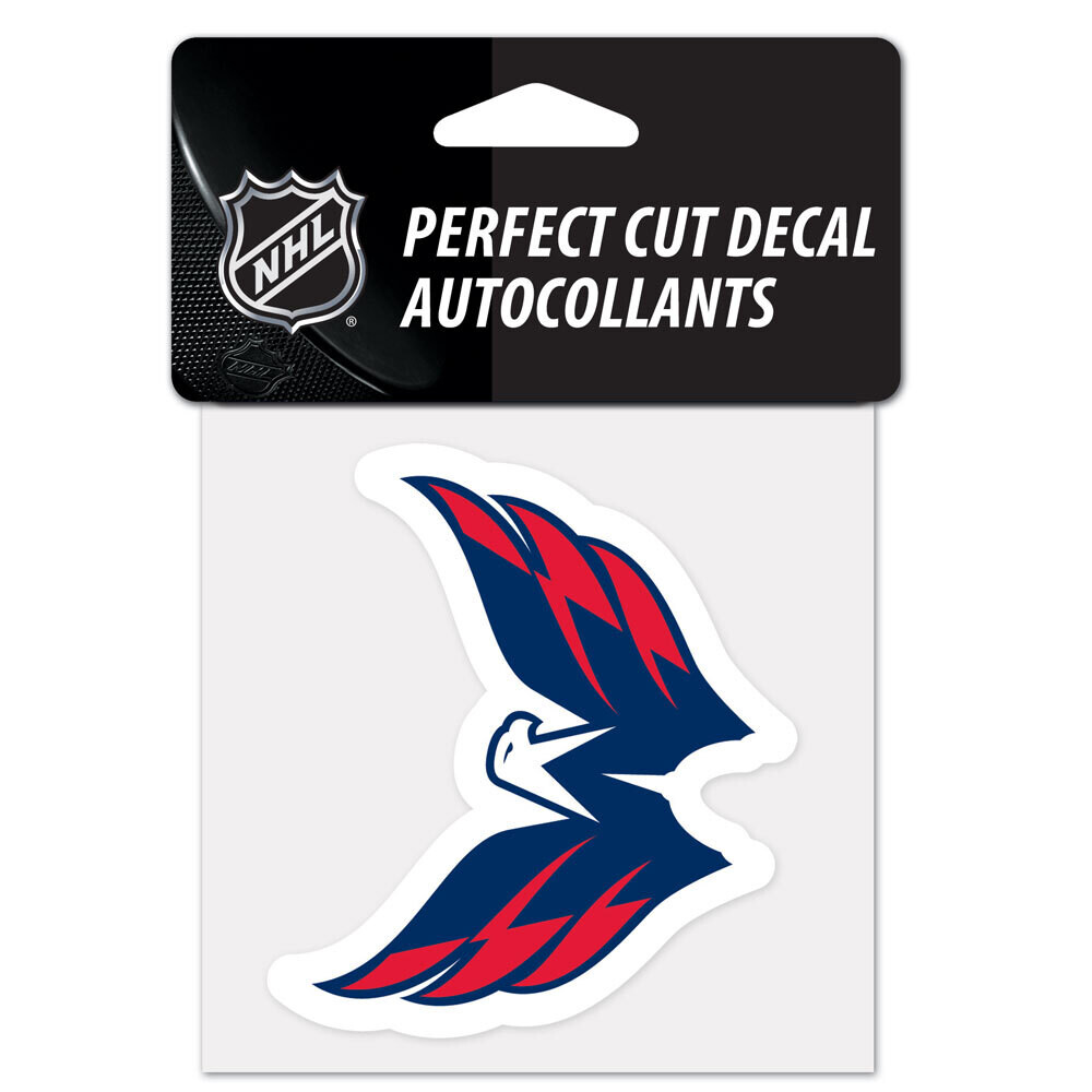 Washington Capitals Logo 4" x 4" Perfect Cut Color Decal