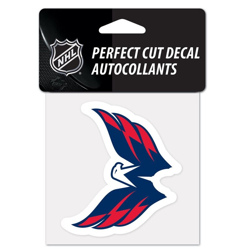 Washington Capitals Logo 4" x 4" Perfect Cut Color Decal