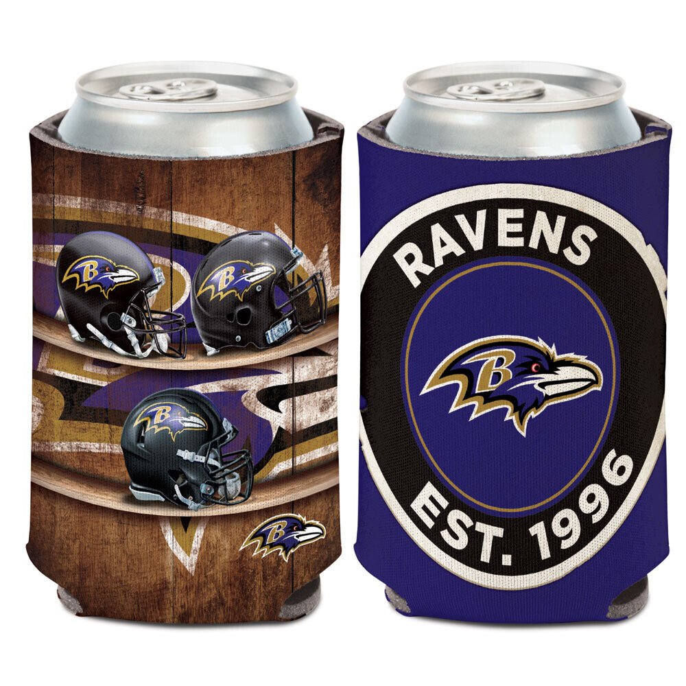 Baltimore Ravens Evolution 12 Ounce Can Cooler Koozie