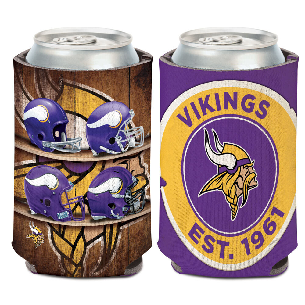 Minnesota Vikings Evolution 12 Ounce Can Cooler Koozie