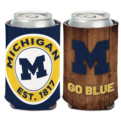Michigan Wolverines Evolution 12 Ounce Can Cooler Koozie
