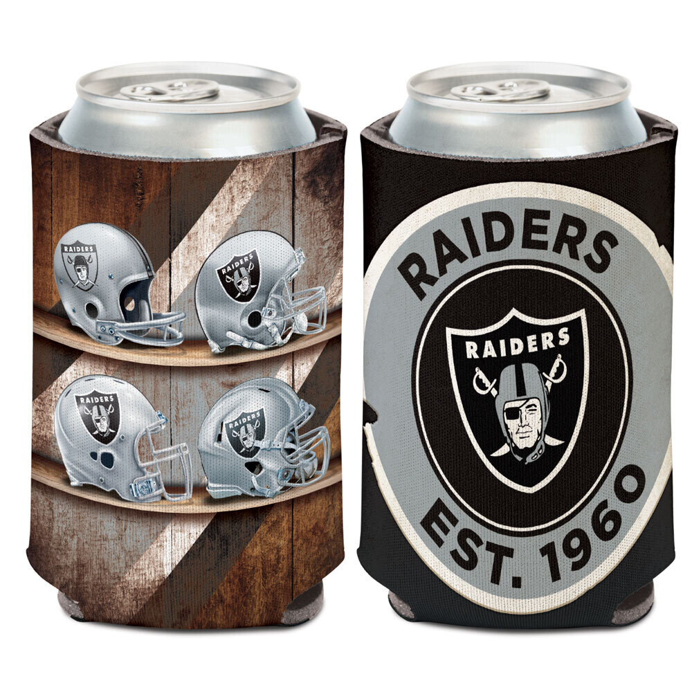 Las Vegas Raiders Evolution 12 Ounce Can Cooler Koozie