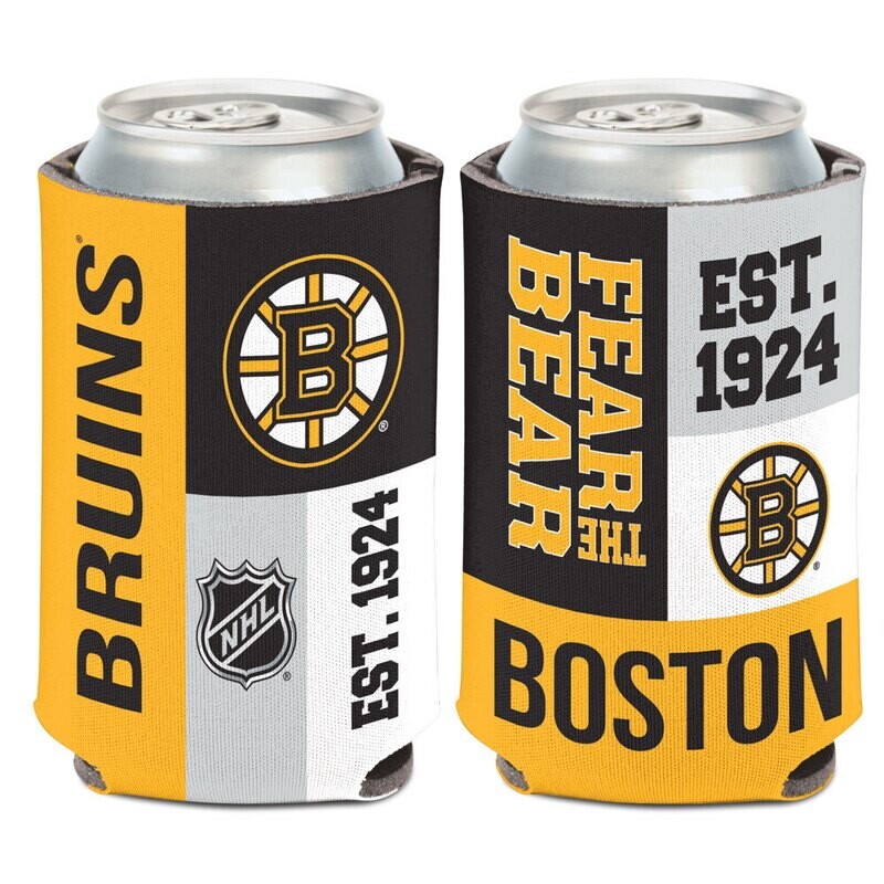 Boston Bruins Fear The Bear 12 Ounce Can Cooler Koozie