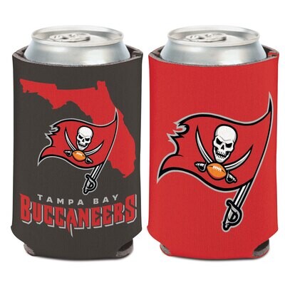 Tampa Bay Buccaneers State 12 Ounce Can Cooler Koozie