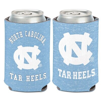 North Carolina Tar Heels Weathered 12 Ounce Can Cooler Koozie
