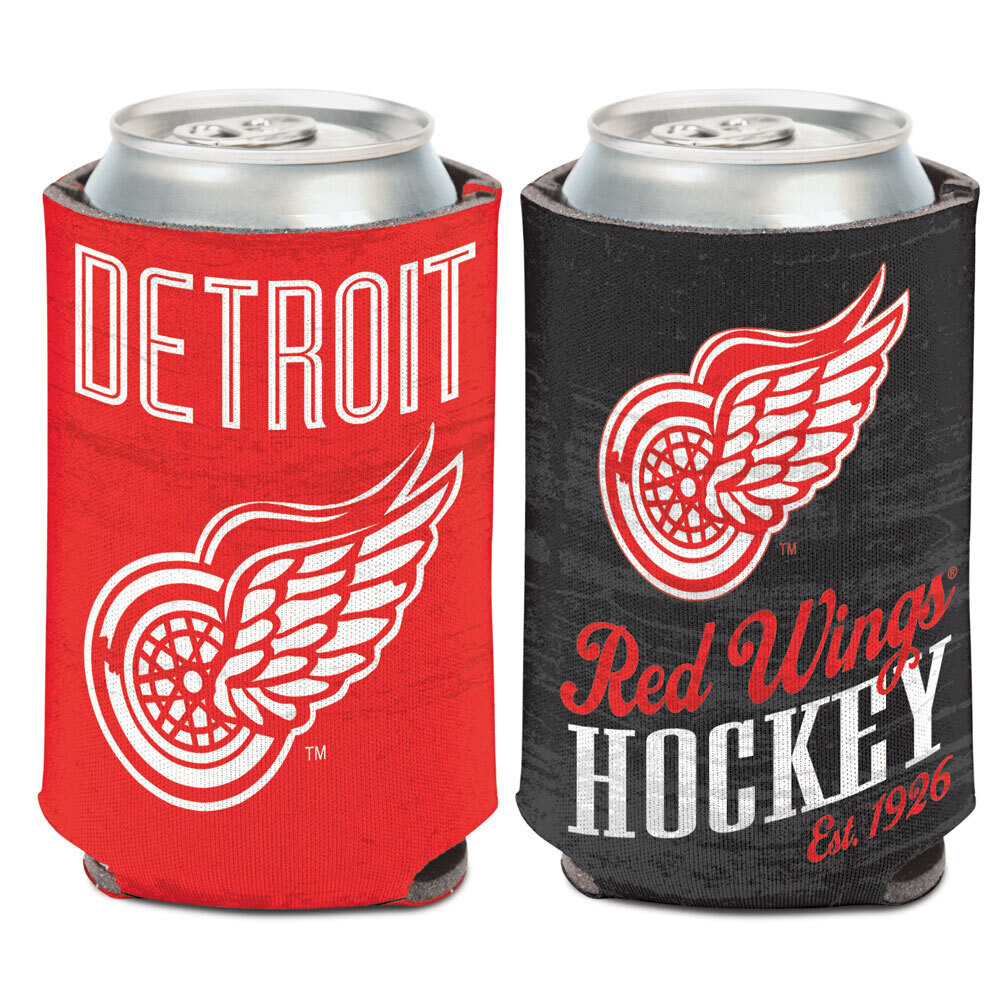 Detroit Red Wings Hockey 12 Ounce Can Cooler Koozie