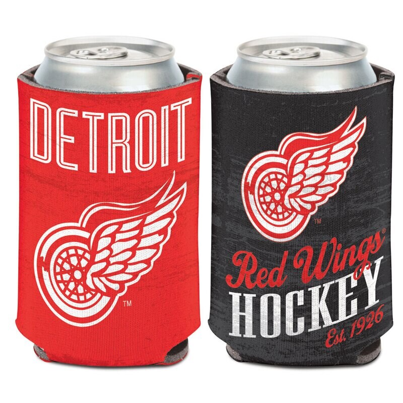 Detroit Red Wings Hockey 12 Ounce Can Cooler Koozie