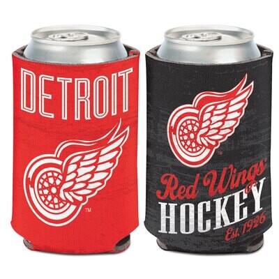 Detroit Red Wings Hockey 12 Ounce Can Cooler Koozie Detroit Red Wings Hockey 12 Ounce Can Cooler Koozie