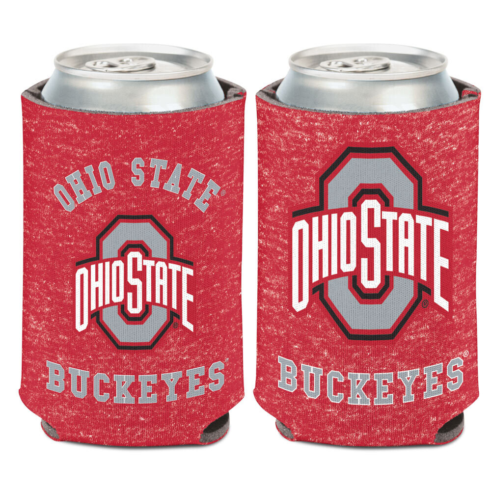 Ohio State Buckeyes Weathered 12 Ounce Can Cooler Koozie