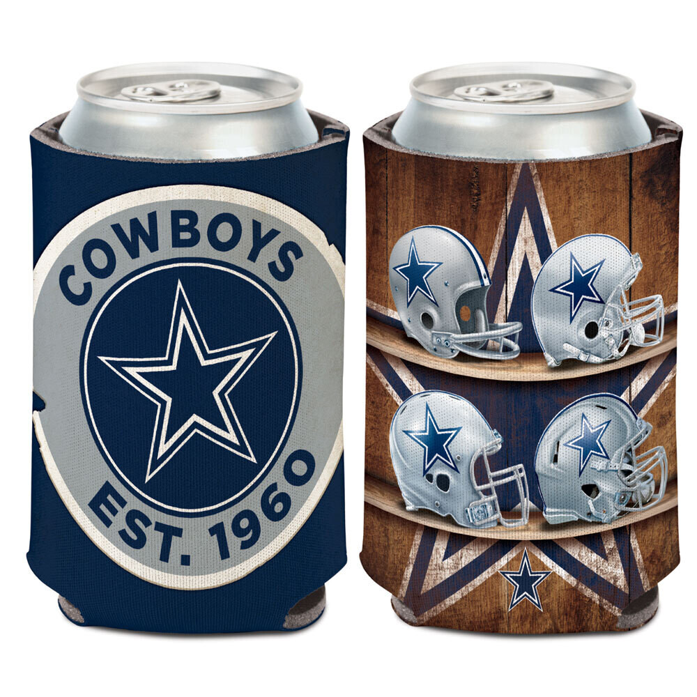 Dallas Cowboys Evolution 12 Ounce Can Cooler Koozie