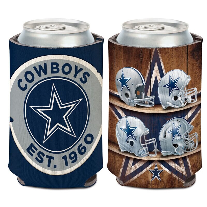 Dallas Cowboys Evolution 12 Ounce Can Cooler Koozie