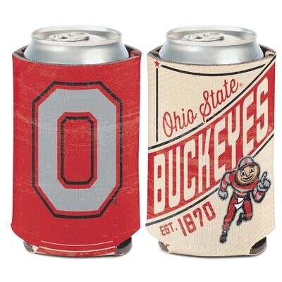 Ohio State Buckeyes NCAAF 12 Ounce Can Cooler Koozie