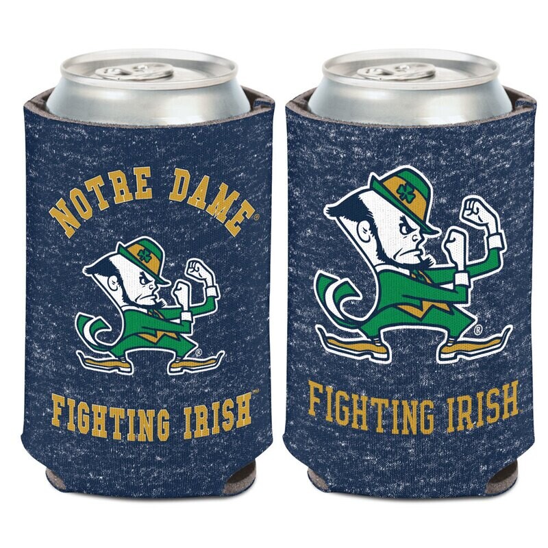 Notre Dame Fighting Irish Weathered 12 Ounce Can Cooler Koozie