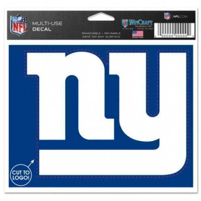 New York Giants 4.5" x 5.75" Multi-Use Decal Cut to Logo