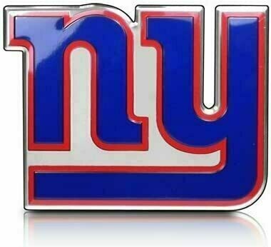 New York Giants 3.25" x 3.25" Aluminum Color Team Emblem