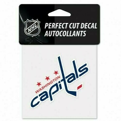 Washington Capitals 4" x 4" Perfect Cut Color Decal