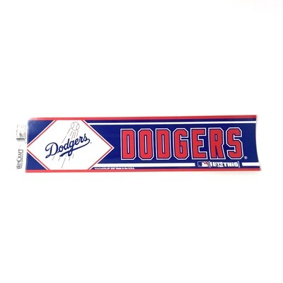 Los Angeles Dodgers 3" x 12" Bumper Sticker