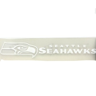 Seattle Seahawks 17" x 4" Die Cut Color Decal
