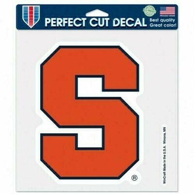 Syracuse Orange 8" x 8" Perfect Cut Color Decal
