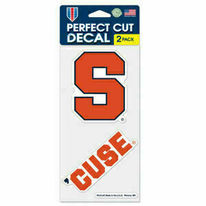 Syracuse Orange 4" x 8" Perfect Cut 2 Piece Decal