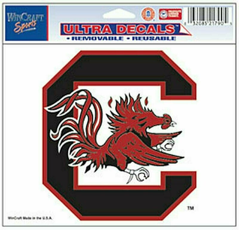 South Carolina Gamecocks 4.5" x 5.75" Multi-Use Decal