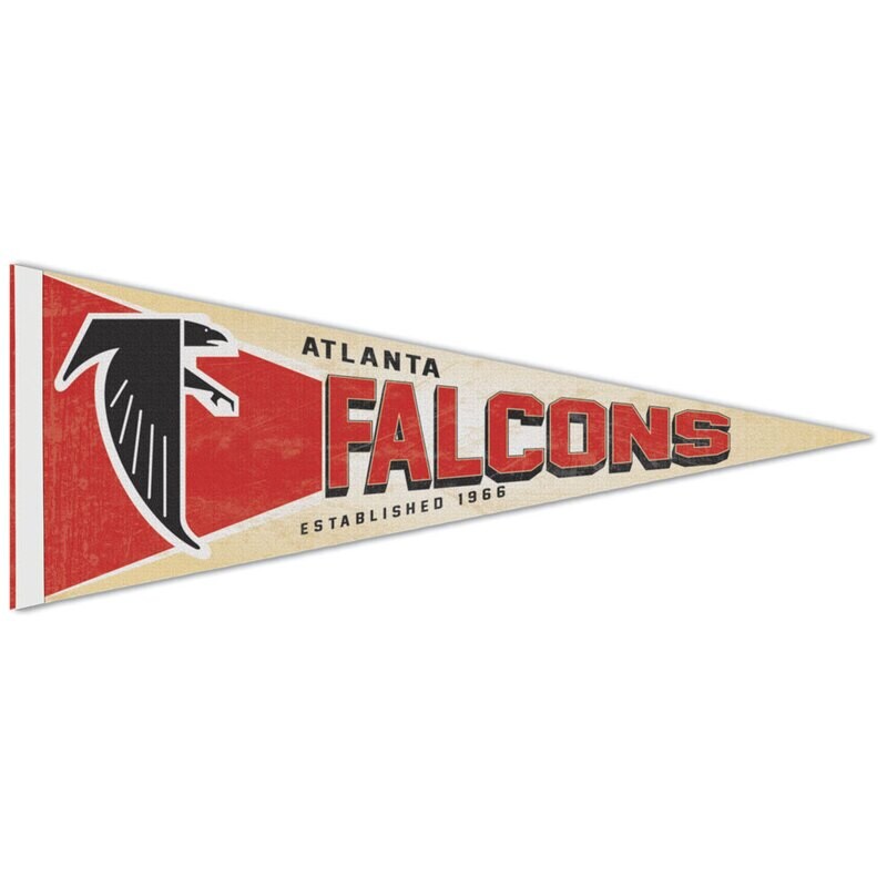 Atlanta Falcons Vintage 12" x 30" Premium Pennant