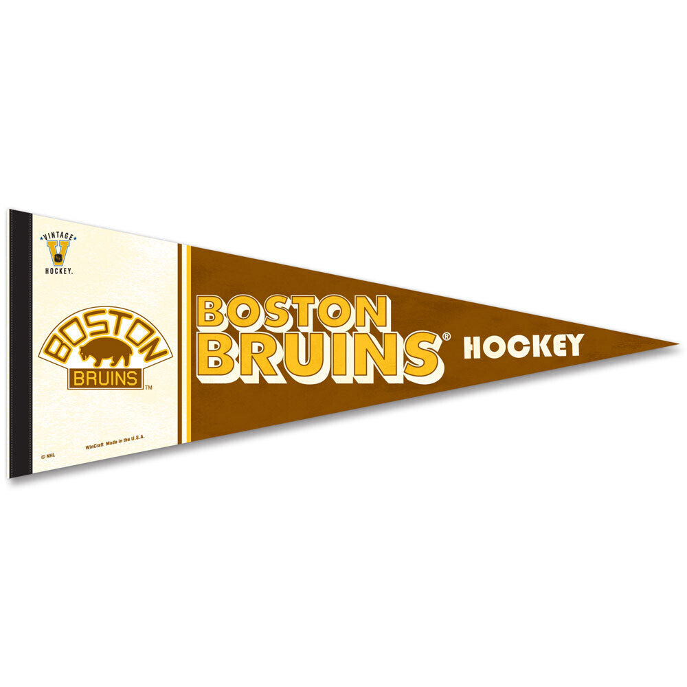 Boston Bruins Vintage 12" x 30" Premium Pennant