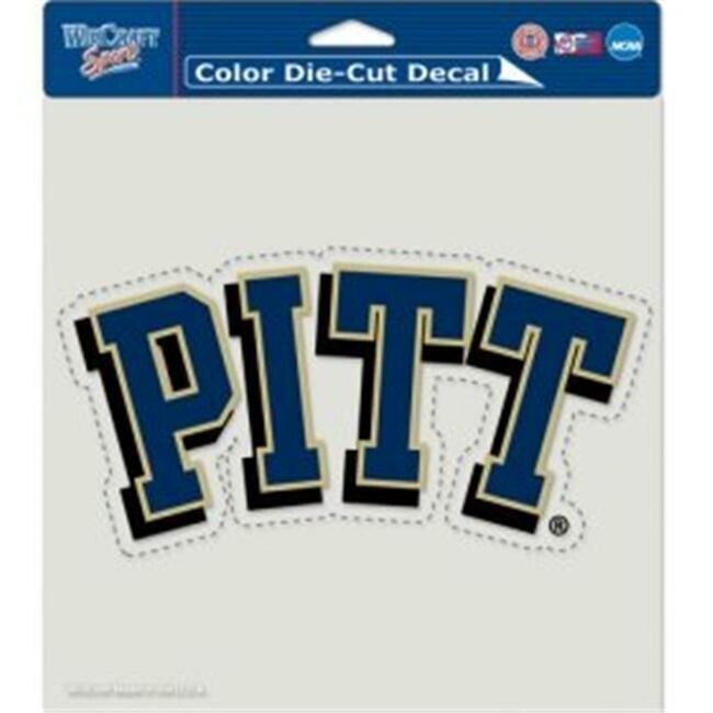 Pitt Panthers 8" x 8" Perfect Cut Color Decal