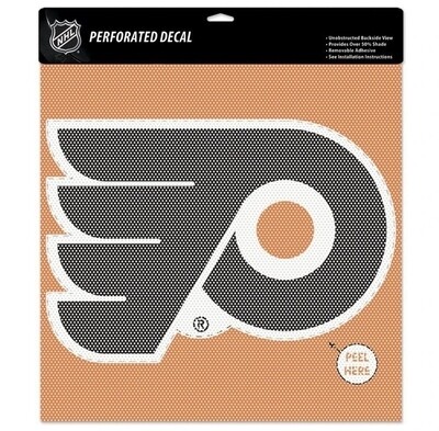 Philadelphia Flyers 17 Philadelphia Flyers 17" x 17" Perforated Decal