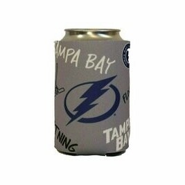 Tampa Bay Lightning Grey 12 Ounce Can Cooler Koozie
