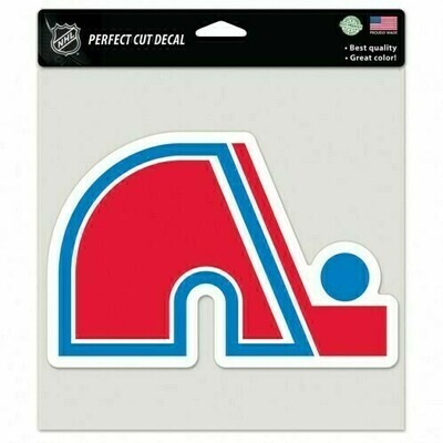 Quebec Nordiques 8" x 8" Perfect Cut Color Decal